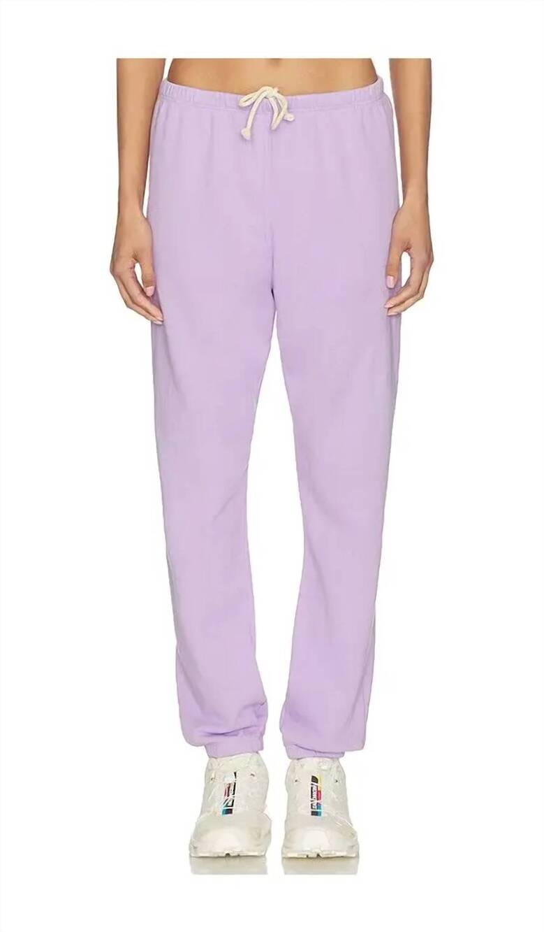 NEW PERFECTWHITETEE johnny french terry easy sweatpants in ultraviolet